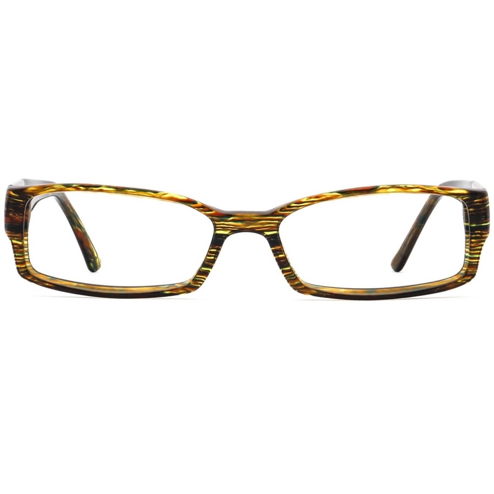 Versace Tortoise Rectangular Glasses - image 1